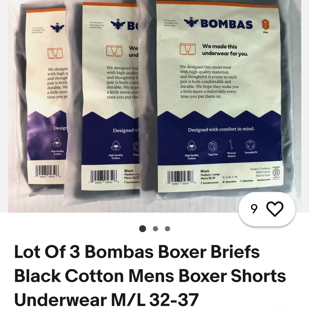 Bombas Black Boxer Briefs Ultimate Comfort